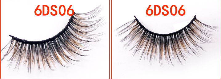 Gradient Color 6D Mink Fake Eyelashes