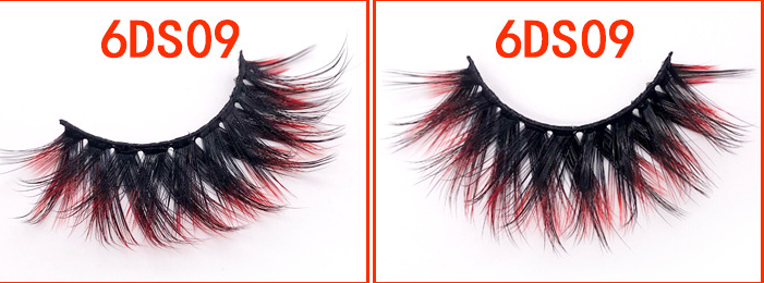 Gradient Color 6D Mink Fake Eyelashes