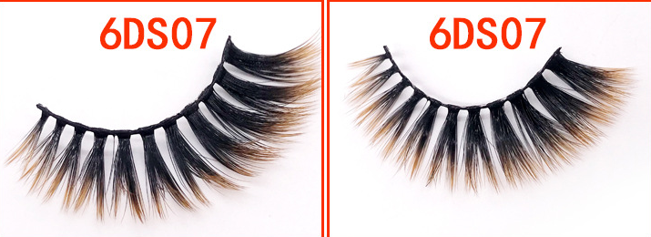 Gradient Color 6D Mink Fake Eyelashes